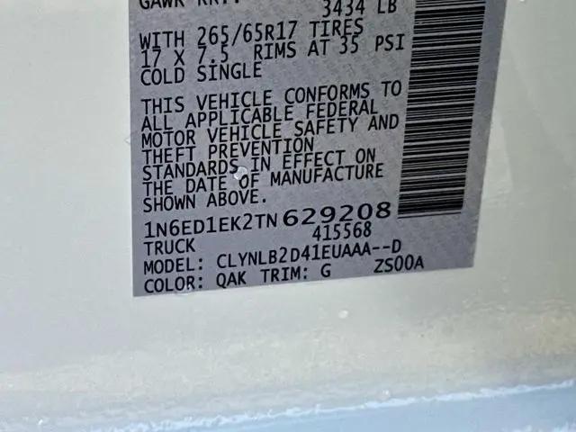 2026 Nissan Frontier Crew Cab SV 4x4
