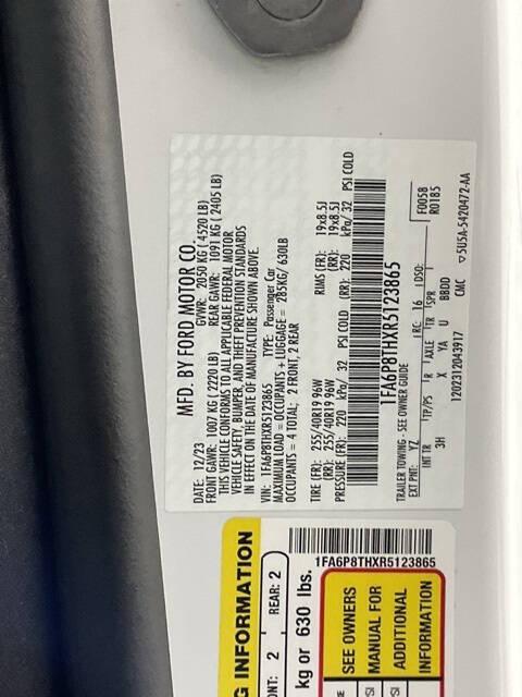 2024 Ford Mustang EcoBoost Premium Fastback