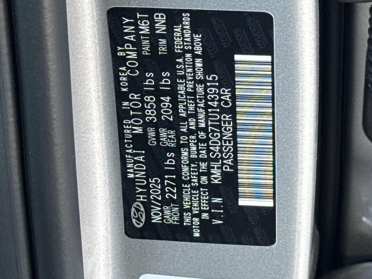 New 2026 Fluid Metal Hyundai SEL Sport image 58
