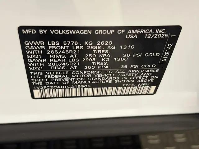 2026 Volkswagen Atlas Cross Sport SEL Premium R-Line