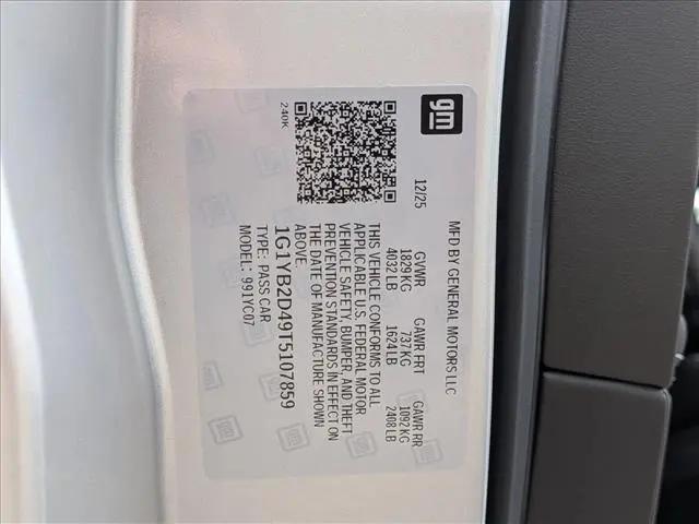 2026 Chevrolet Corvette Stingray Coupe, 2LT, RWD