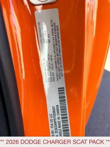 2026 Dodge Charger Scat Pack 2-Door AWD