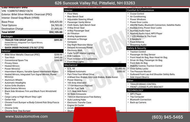2022 Ram 1500 Classic SLT Quad Cab 4x4 6'4" Box
