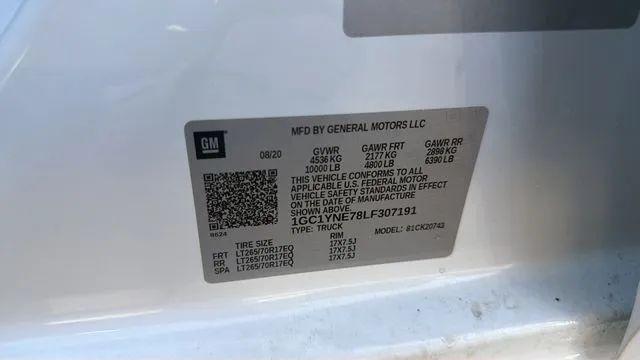 2020 Chevrolet Silverado 2500HD 4WD Crew Cab Standard Bed LT