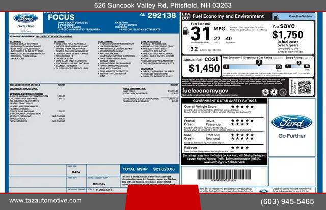2016 Ford Focus SE