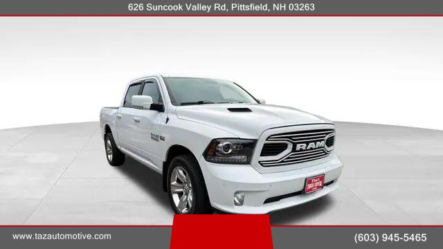 2018 Ram 1500 Sport Crew Cab 4x4 5'7" Box for sale in Pittsfield, NH