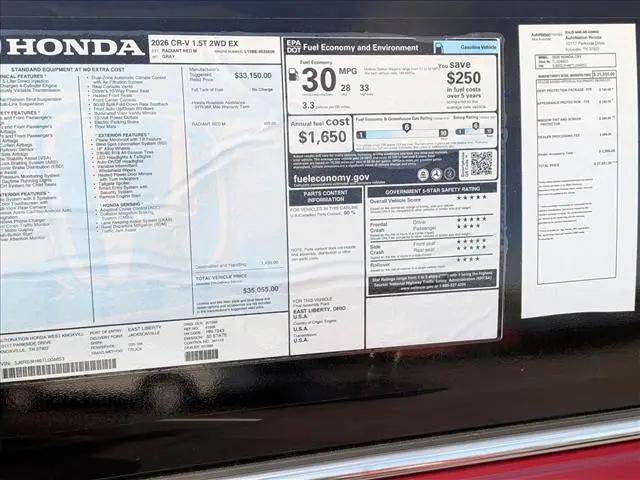 2026 Honda CR-V EX 2WD