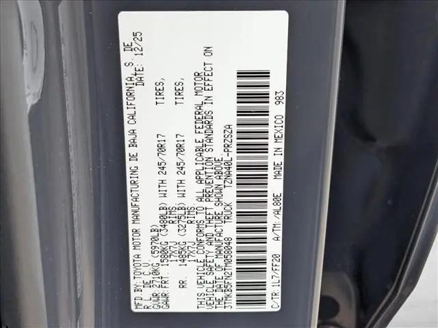 2026 Toyota Tacoma SR5