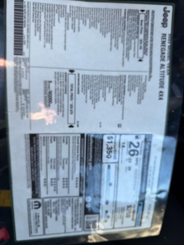 2022 Jeep Renegade Altitude 4x4