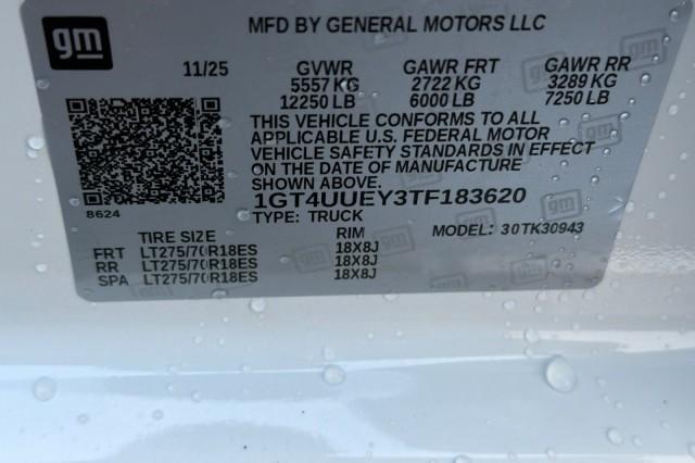2026 GMC Sierra 3500HD Crew Cab, Long Bed, SLT Dual Rear Wheel, 4WD
