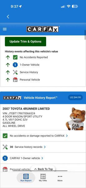 2007 Toyota 4Runner Limited V8