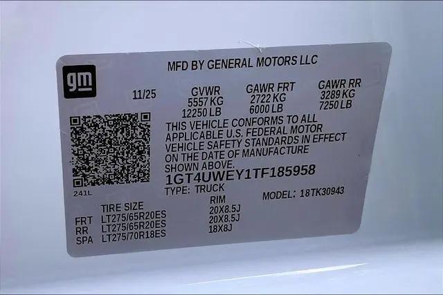 2026 GMC Sierra 3500HD Crew Cab, Long Bed, Denali Dual Rear Wheel, 4WD