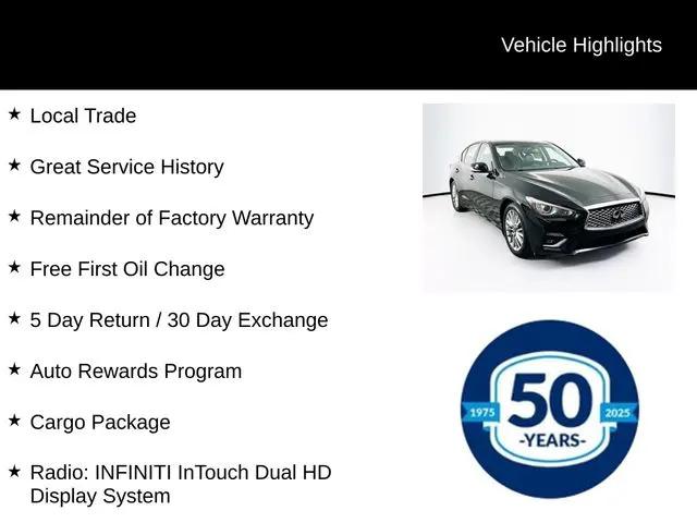 2023 INFINITI Q50 LUXE AWD
