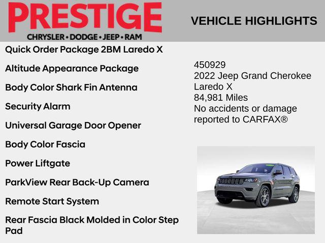 2022 Jeep Grand Cherokee WK Laredo X 4x2