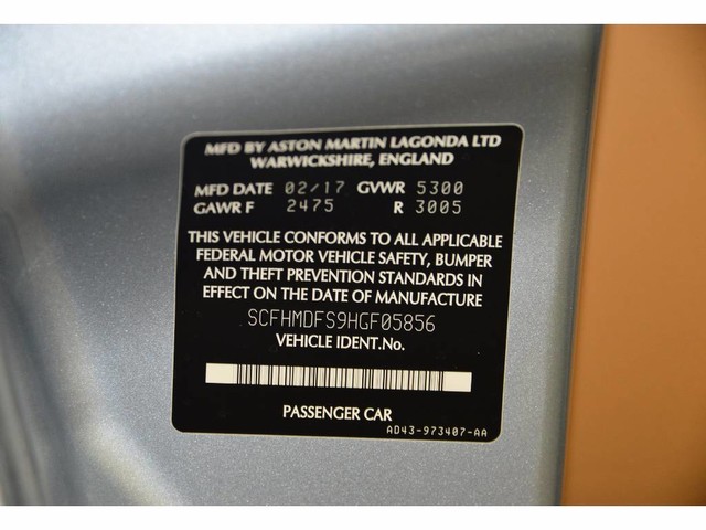 2017 Aston Martin Rapide S 4 Door