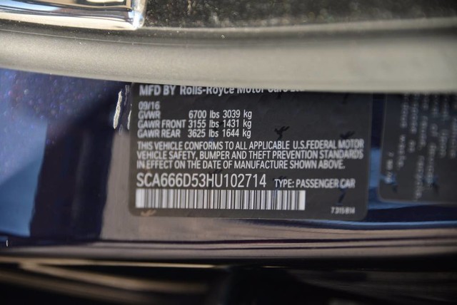 2017 Rolls-Royce Dawn Convertible