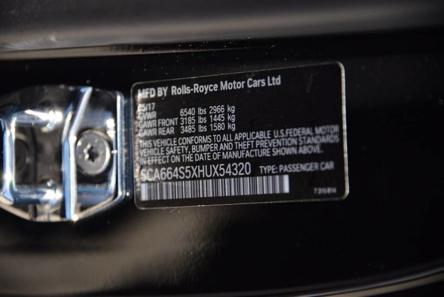 2017 Rolls-Royce Ghost Sedan