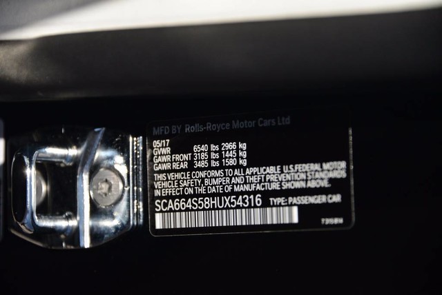 2017 Rolls-Royce Ghost Sedan