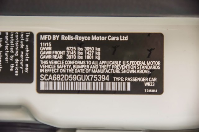 2016 Rolls-Royce Phantom Coupe Drophead