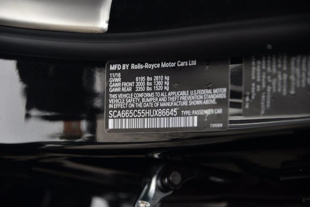 2017 Rolls-Royce Wraith Coupe