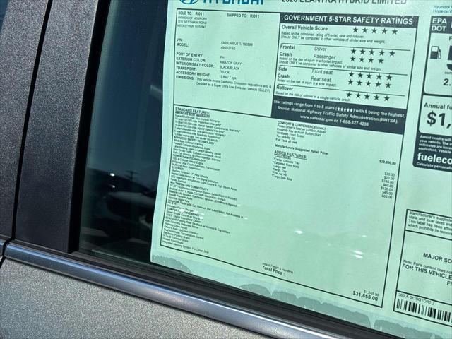 2026 Hyundai Elantra Hybrid Limited