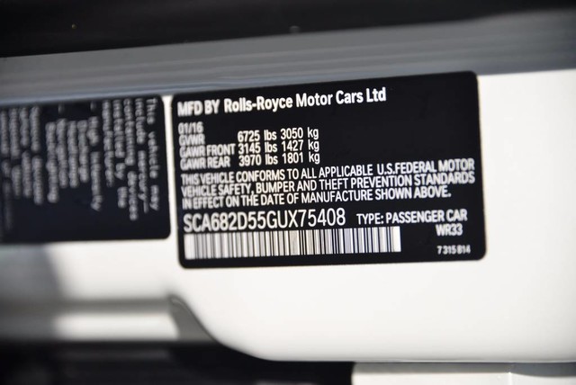 2016 Rolls-Royce Phantom Coupe Drophead