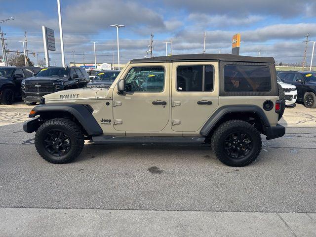 2022 Jeep Wrangler Unlimited Willys Sport 4x4 2022 Jeep Wrangler Unlimited Willys Sport 4x4