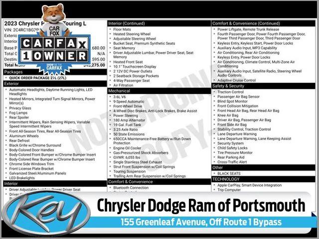 2023 Chrysler Pacifica Touring L