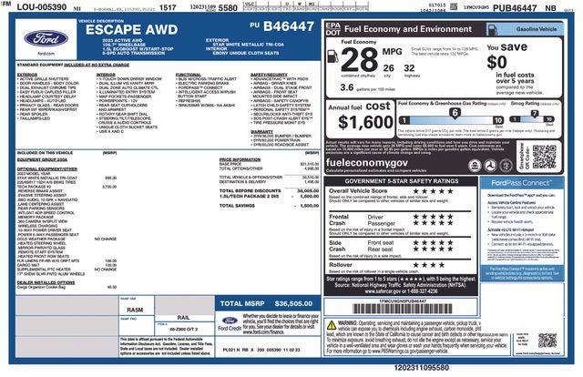 2023 Ford Escape Active 2023 Ford Escape Active