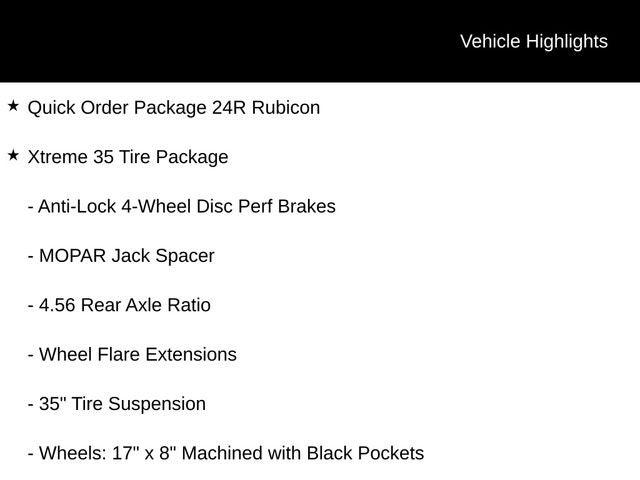 2026 Jeep Wrangler WRANGLER 4-DOOR RUBICON