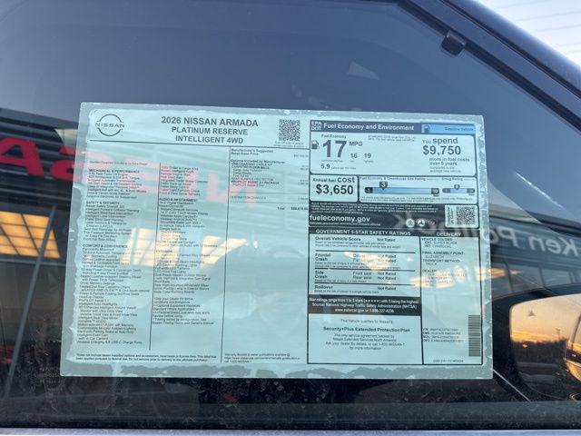2026 Nissan Armada Platinum Reserve