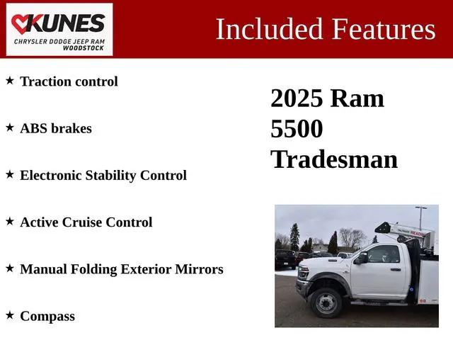 2025 RAM Ram 5500 Chassis Cab RAM 5500 TRADESMAN CHASSIS REGULAR CAB 4X4 84 CA