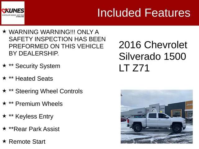 2016 Chevrolet Silverado 1500 2LT