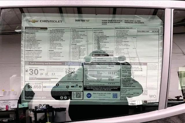 2026 Chevrolet Trax FWD LT