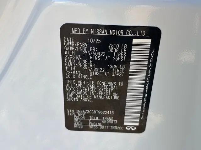 2026 INFINITI QX80 AUTOGRAPH AWD
