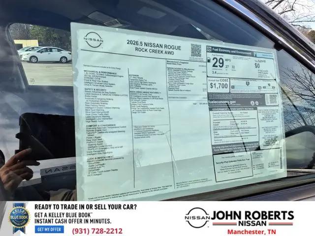 2026 Nissan Rogue Rock Creek