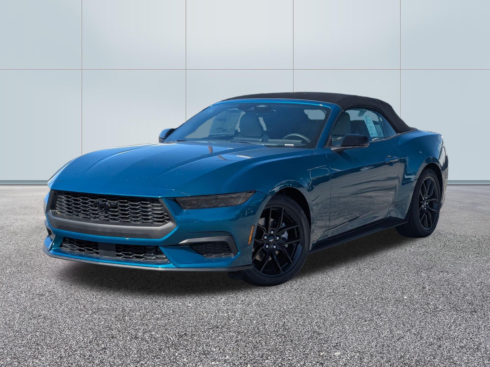 ADRIATIC BLUE METALLIC 2026 Ford Mustang EcoBoost Premium Convertible RWD Convertible Rear-Wheel Drive Automatic