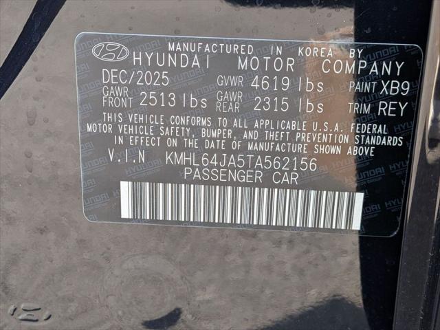 2026 Hyundai Sonata SEL Sport