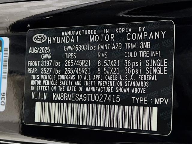 2026 Hyundai Palisade Calligraphy