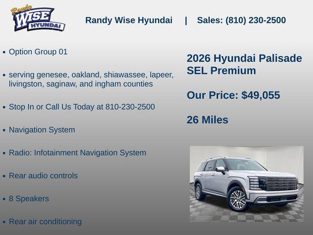2026 Hyundai Palisade SEL Premium 8P