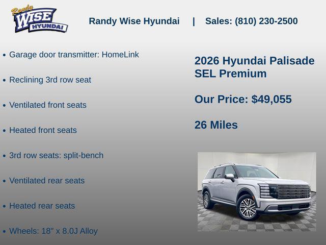 2026 Hyundai Palisade SEL Premium 8P