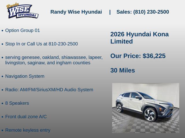 2026 Hyundai Kona Limited