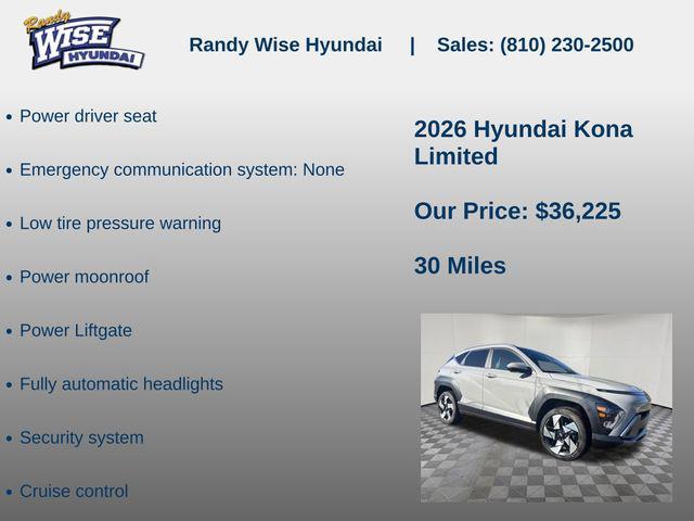 2026 Hyundai Kona Limited