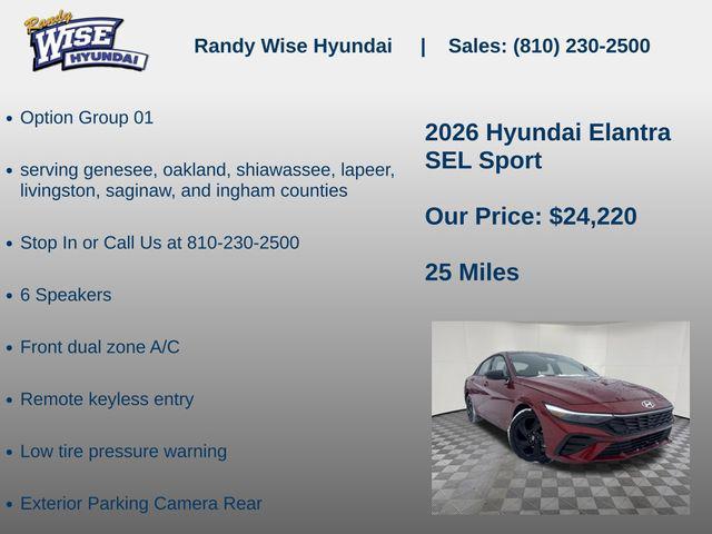 2026 Hyundai Elantra SEL Sport