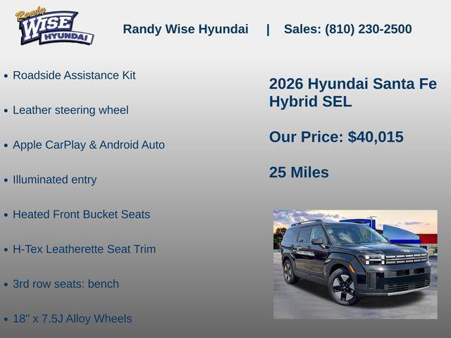 2026 Hyundai Santa Fe Hybrid SEL