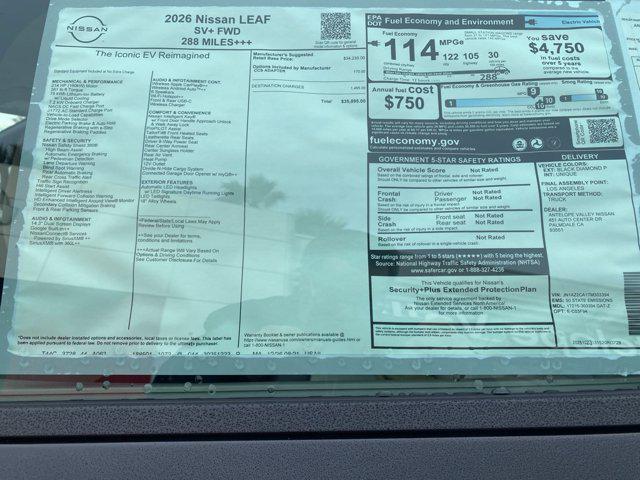 2026 Nissan LEAF SV+