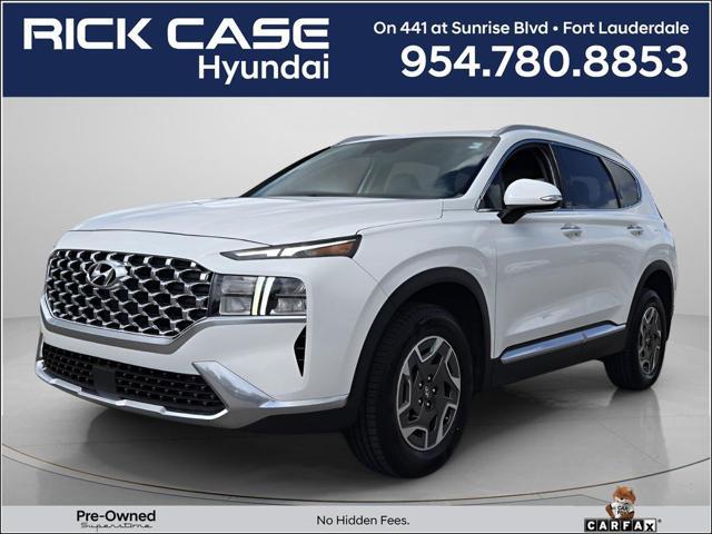 2023 Hyundai Santa Fe Hybrid Blue for sale in PLANTATION, FL