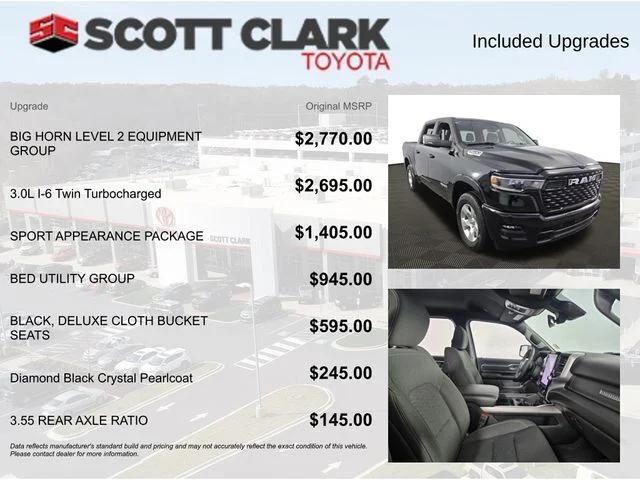 2025 RAM 1500 Big Horn Crew Cab 4x4 57 Box 2025 RAM 1500 Big Horn Crew Cab 4x4 57 Box