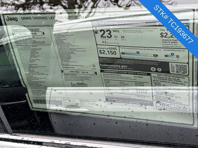 2026 Jeep Grand Cherokee GRAND CHEROKEE LAREDO ALTITUDE 4X4