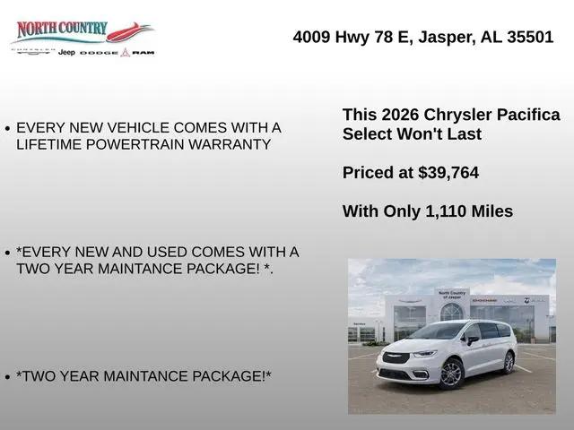 2026 Chrysler Pacifica Select